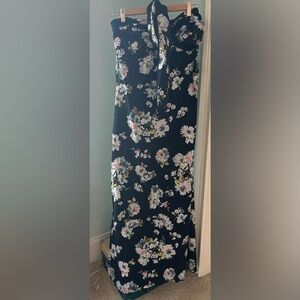 Band of Gypsies Black Floral Dress